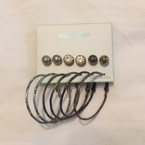 Maurices set of 6 earrings